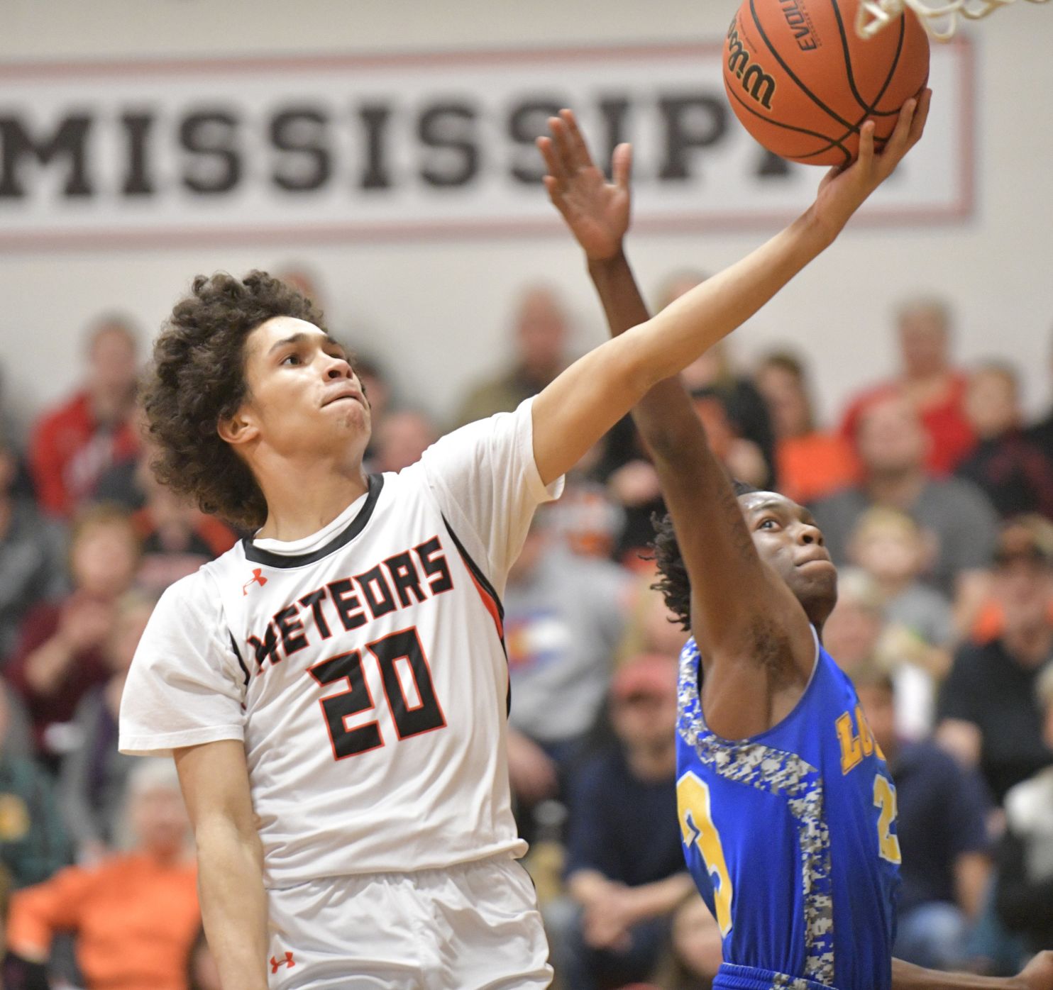 Marissa vs Lovejoy in a Class 1A boys regional basketball game